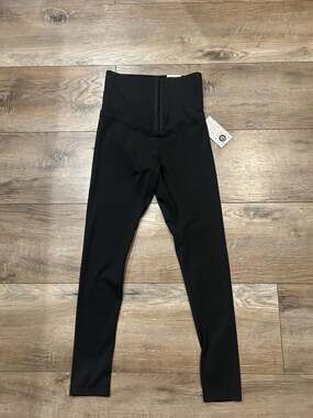 Otos Activewear High-Rise Waist Trainer Leggings Style Y7265 Black Size M